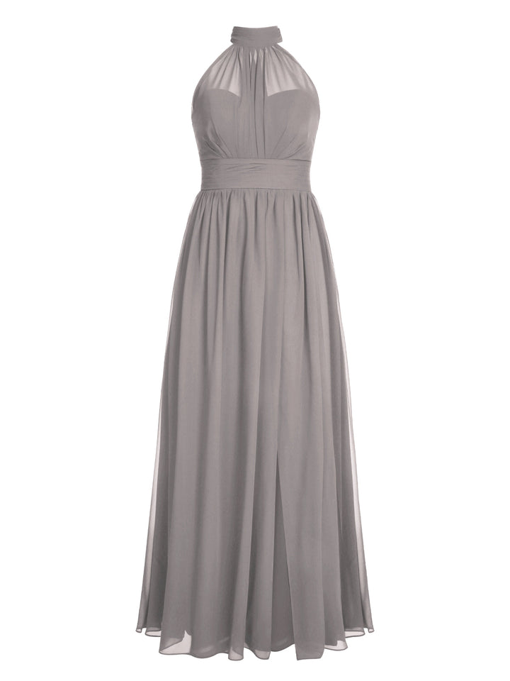 1950s Chiffon Sleeveless Solid Vintage Dress: timeless style reimagined