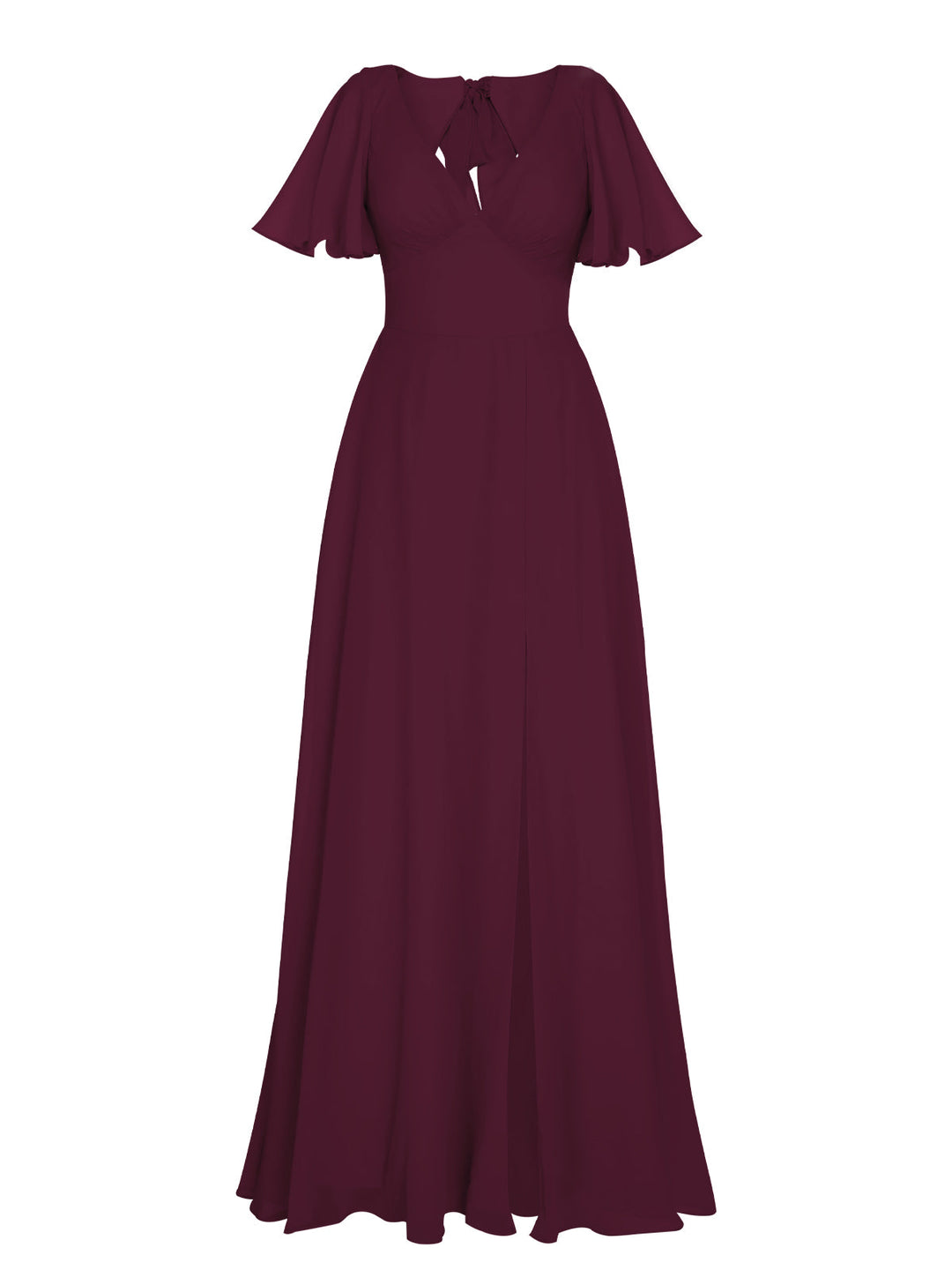 1950s Chiffon V-Neck Solid Vintage Dress: timeless style reimagined