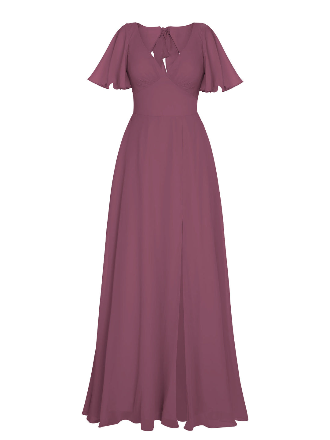1950s Chiffon V-Neck Solid Vintage Dress: timeless style reimagined
