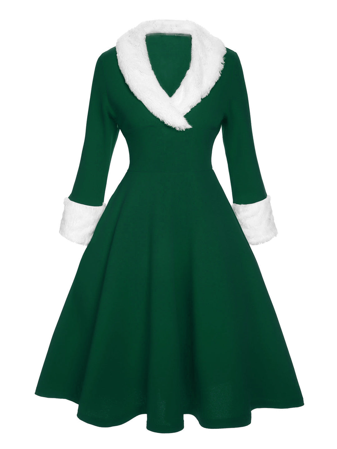 &amp; 1950s Christmas Lapel Dress — vintage elegance for the modern woman