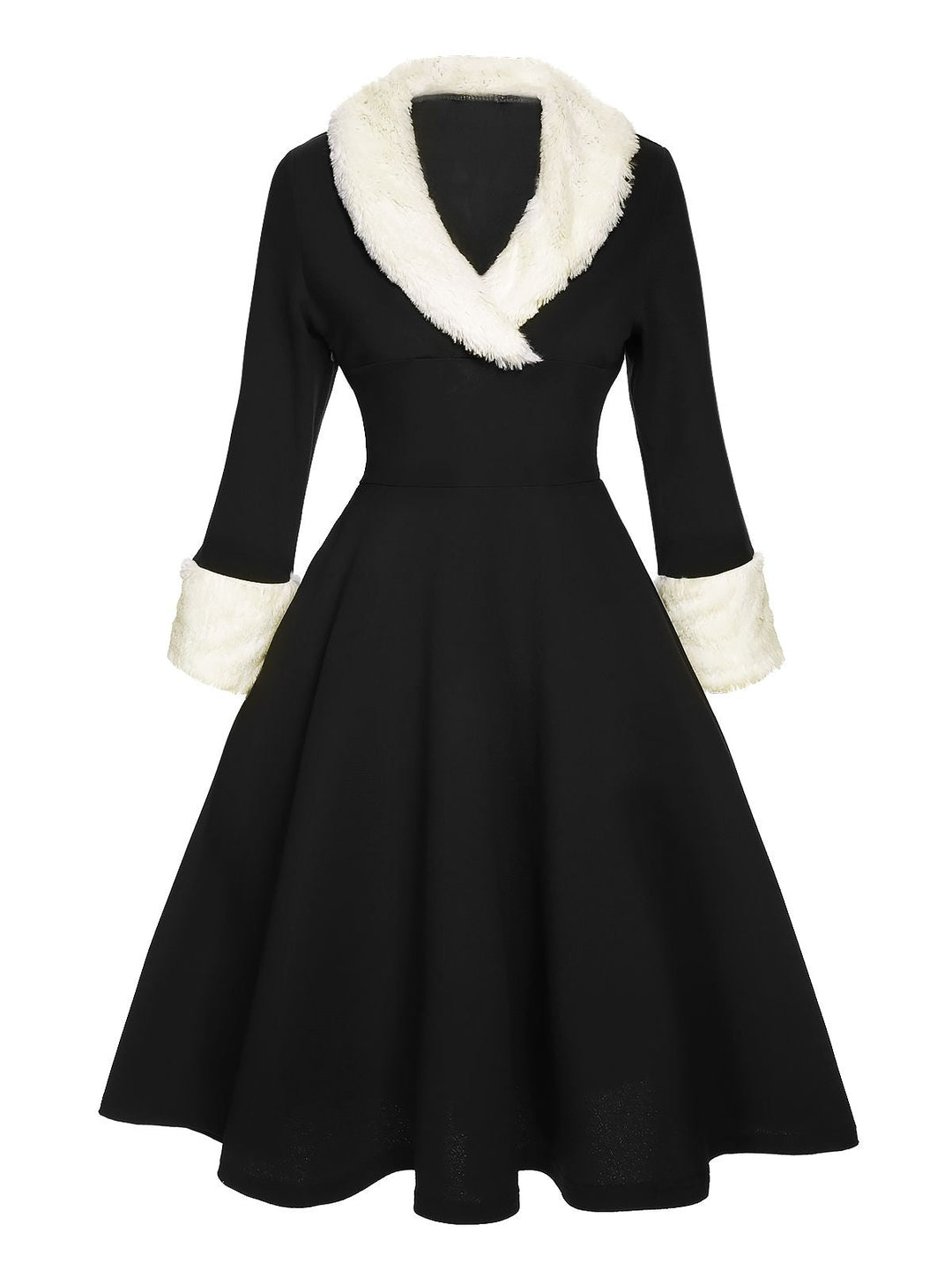 &amp; 1950s Christmas Lapel Dress — vintage elegance for the modern woman