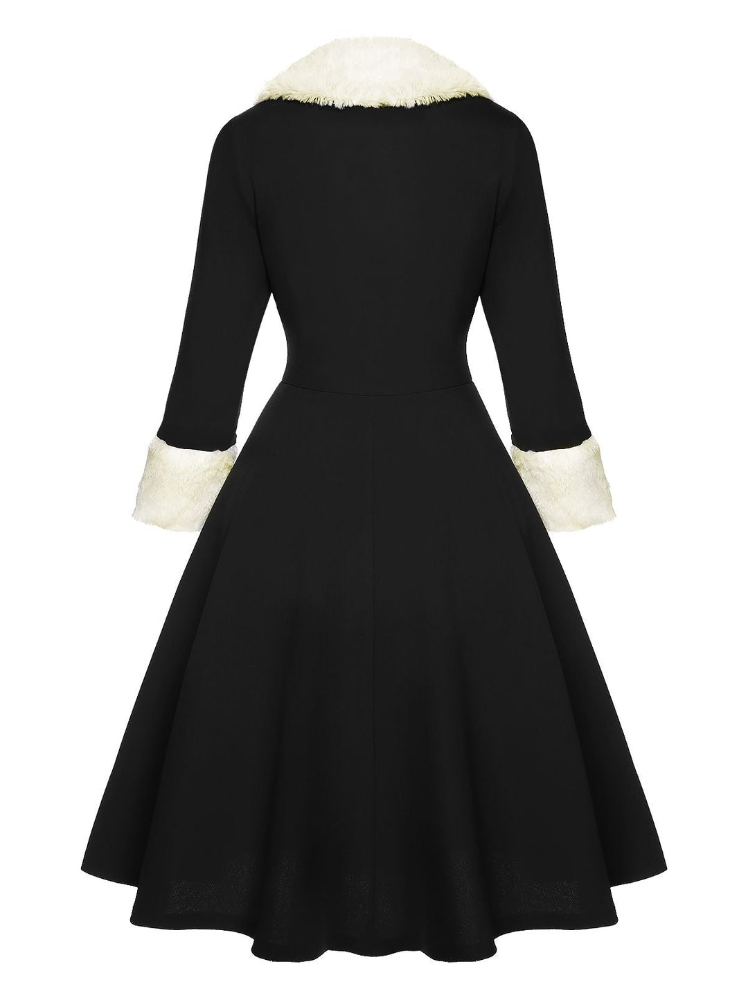 &amp; 1950s Christmas Lapel Dress: timeless style reimagined