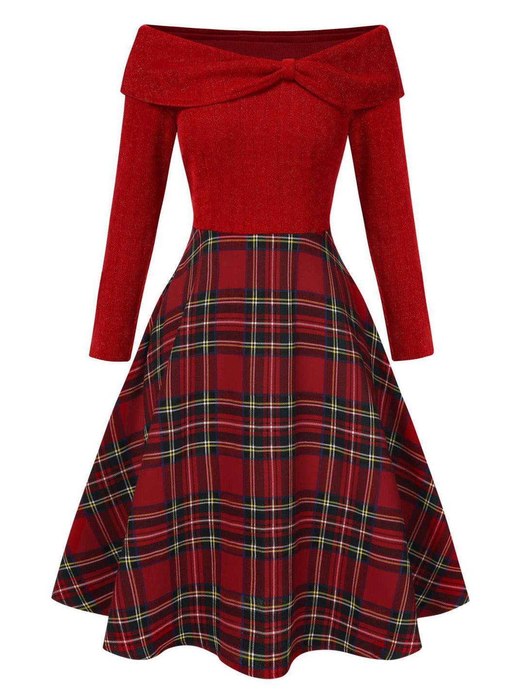 1950s Christmas Off Shoulder Tar | 1950s | vintage dress, fashion