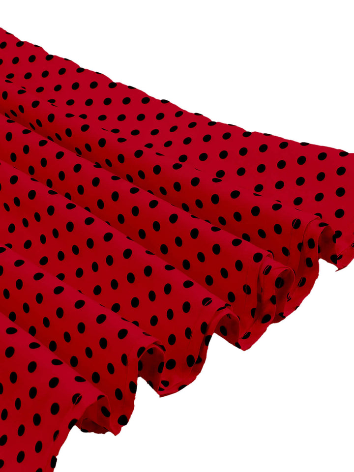 1950s Color Block Polka Dots Lapel Dress: timeless style reimagined