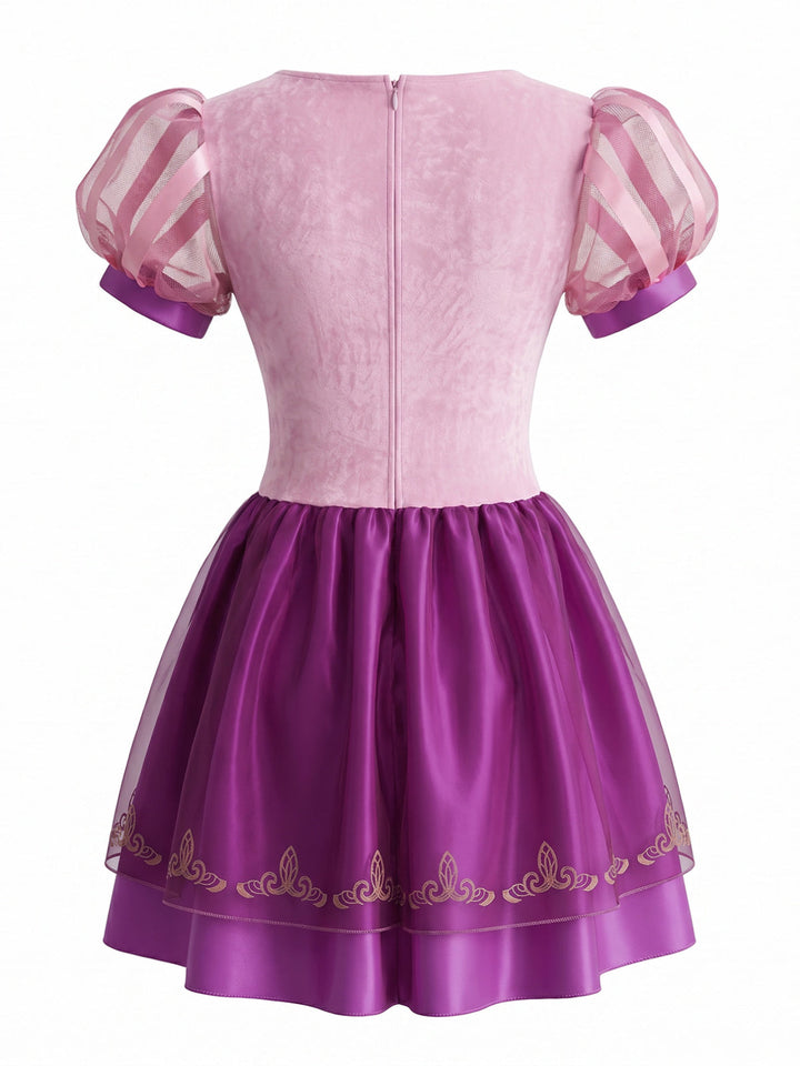 Purple Vintage Classic Dress 3