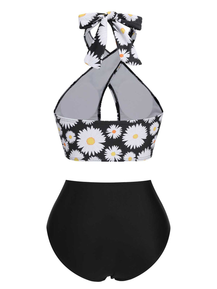 1950s Daisy Cross Strap Swimsuit — because 1950s glamour never goes out of style
