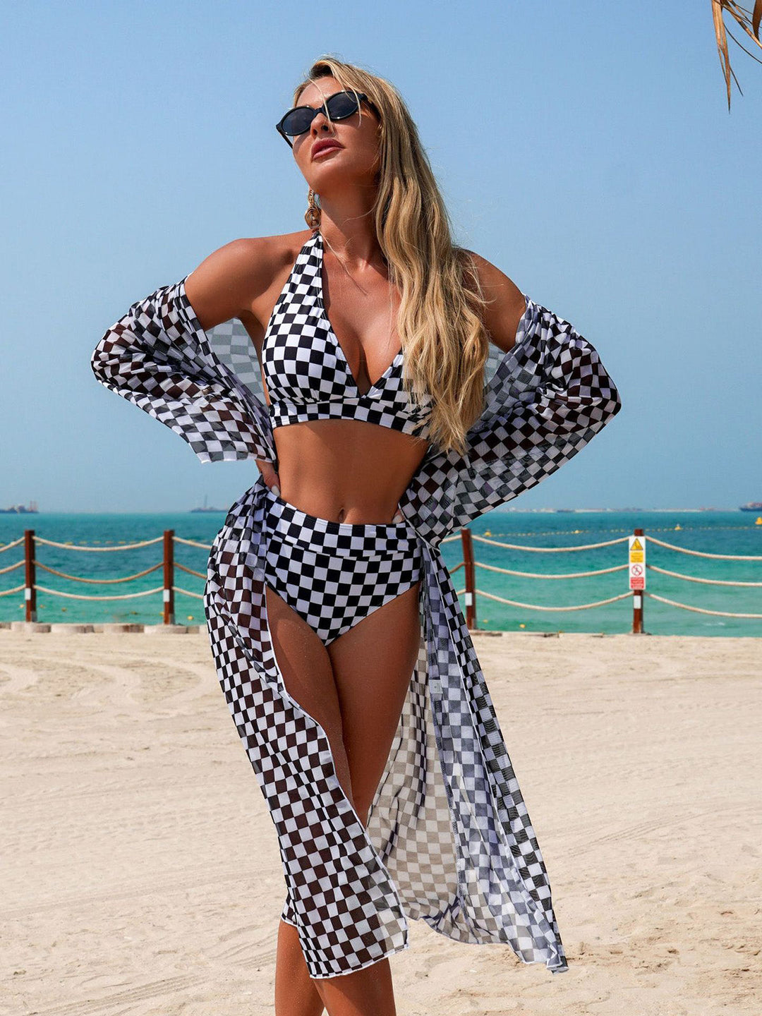 Floral Bikini 3 Piece Tankini 2
