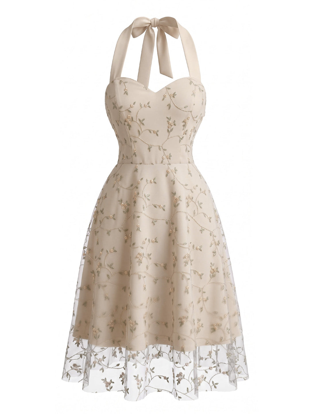 Halter Vintage Classic Dress