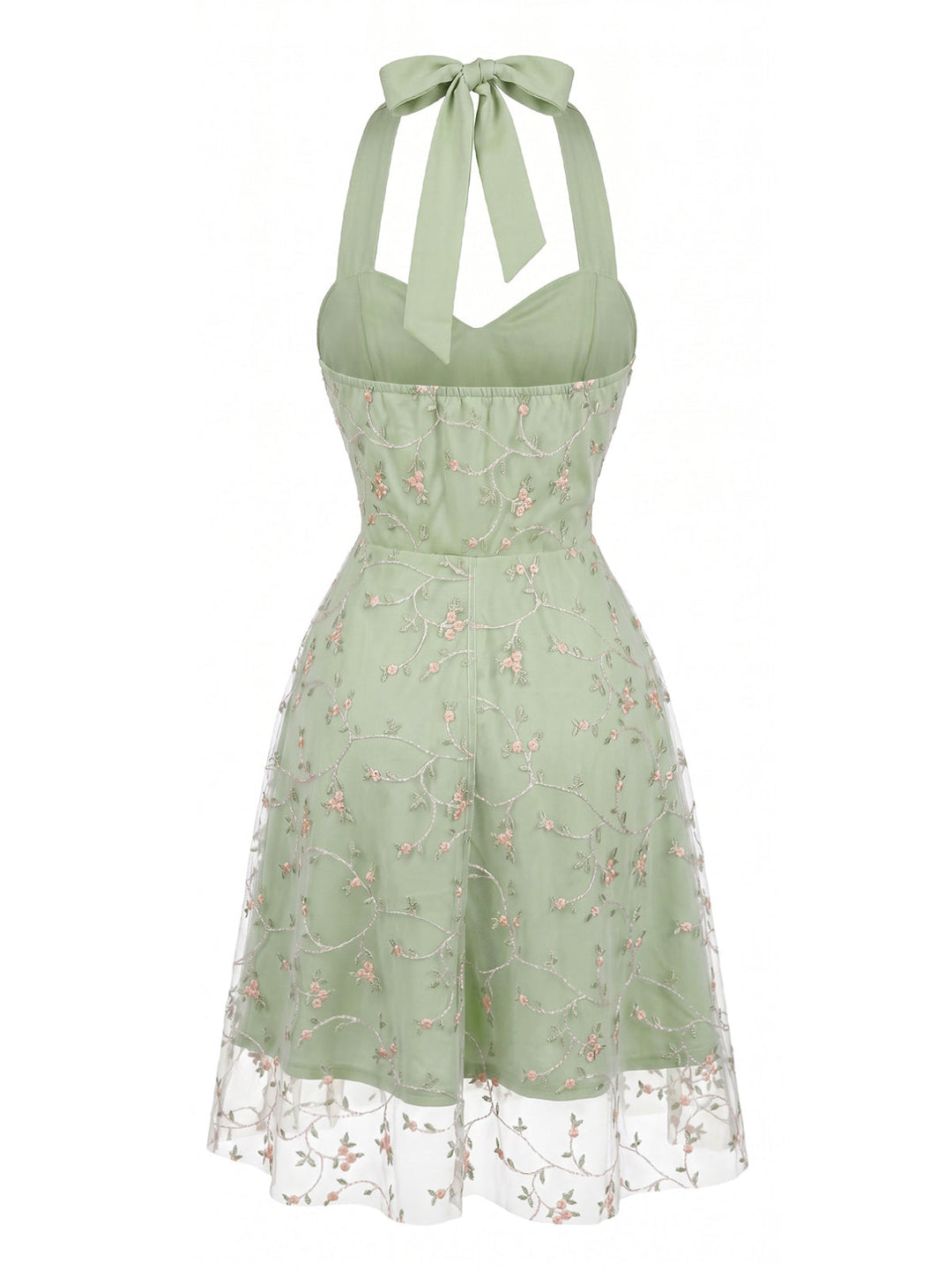 Halter Vintage Classic Dress 18
