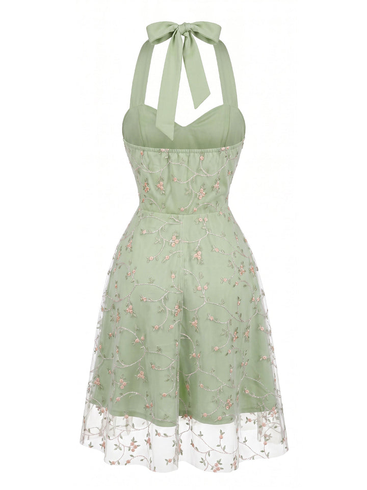 Halter Vintage Classic Dress 18