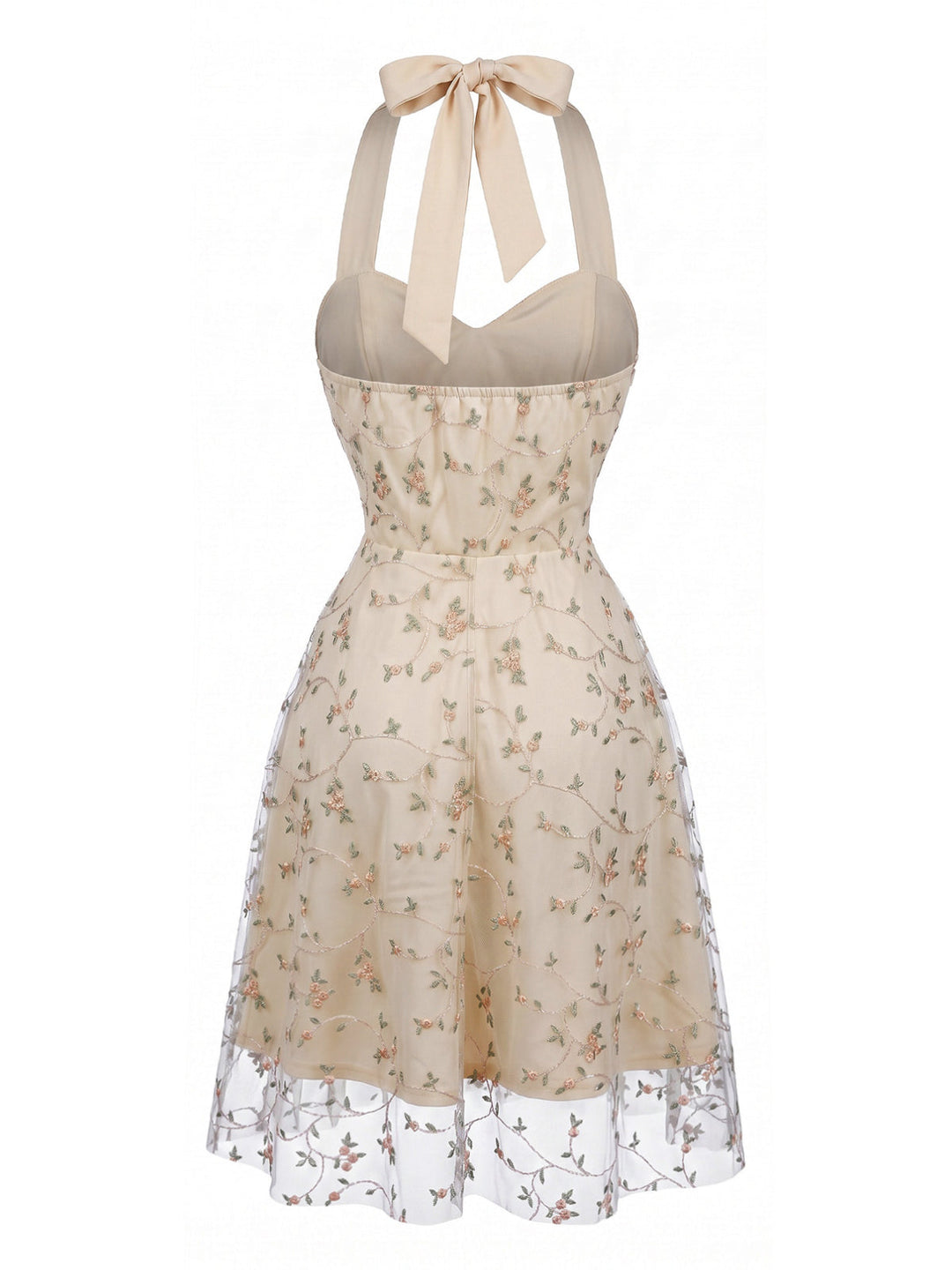 Halter Vintage Classic Dress 2