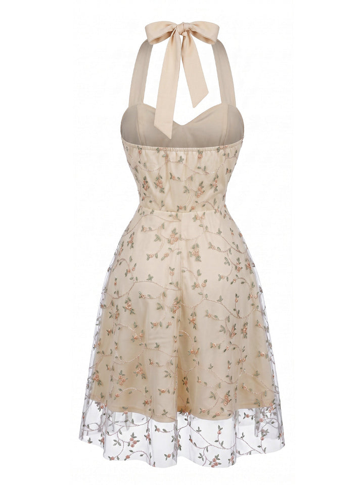 Halter Vintage Classic Dress 2