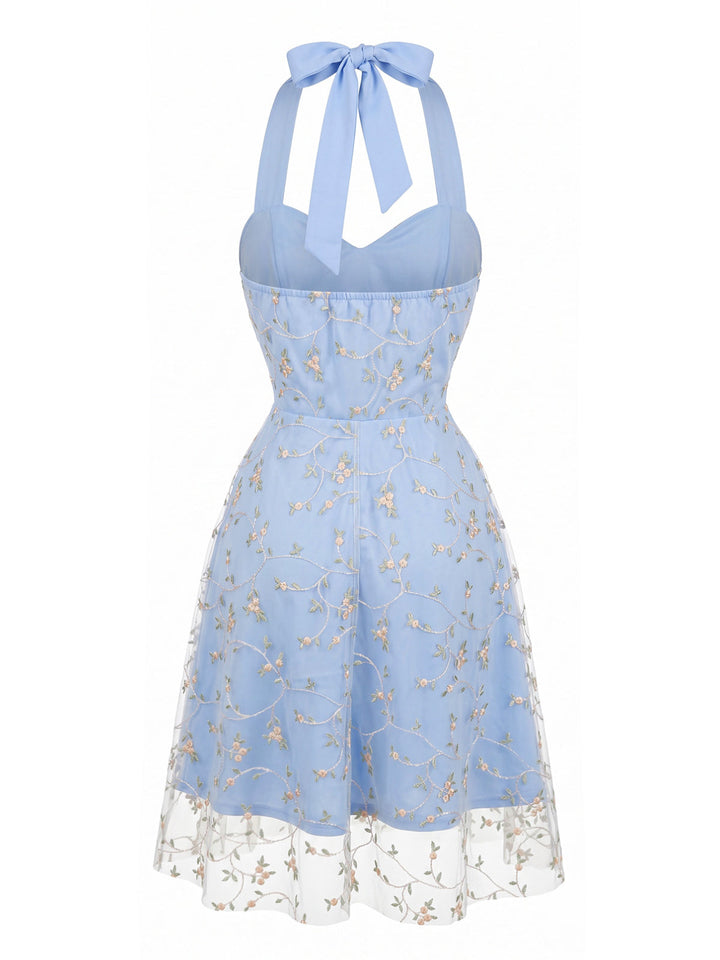Halter Vintage Classic Dress 15