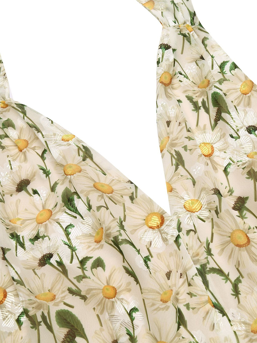 1950s Floral Halter Button Lace-up Romper: timeless style reimagined