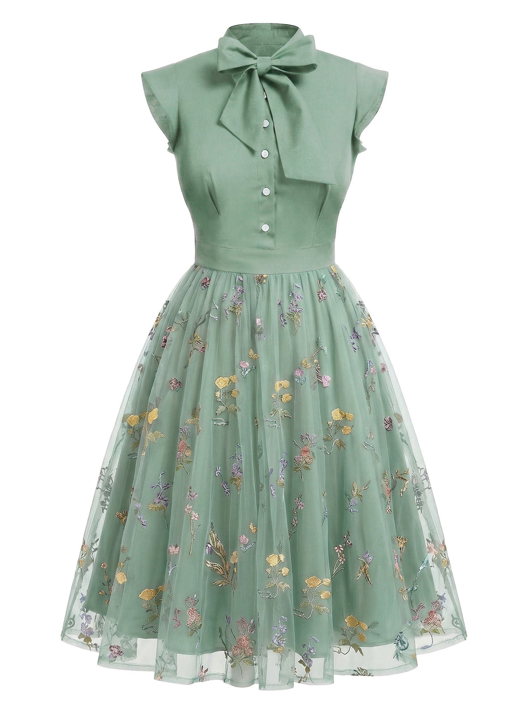 Black 1950s Butterfly Patchwork Vintage Dress, vintage dress, retro fashion, rockabilly, pin-up fashion - perfect for women who love vintage and retro fashion