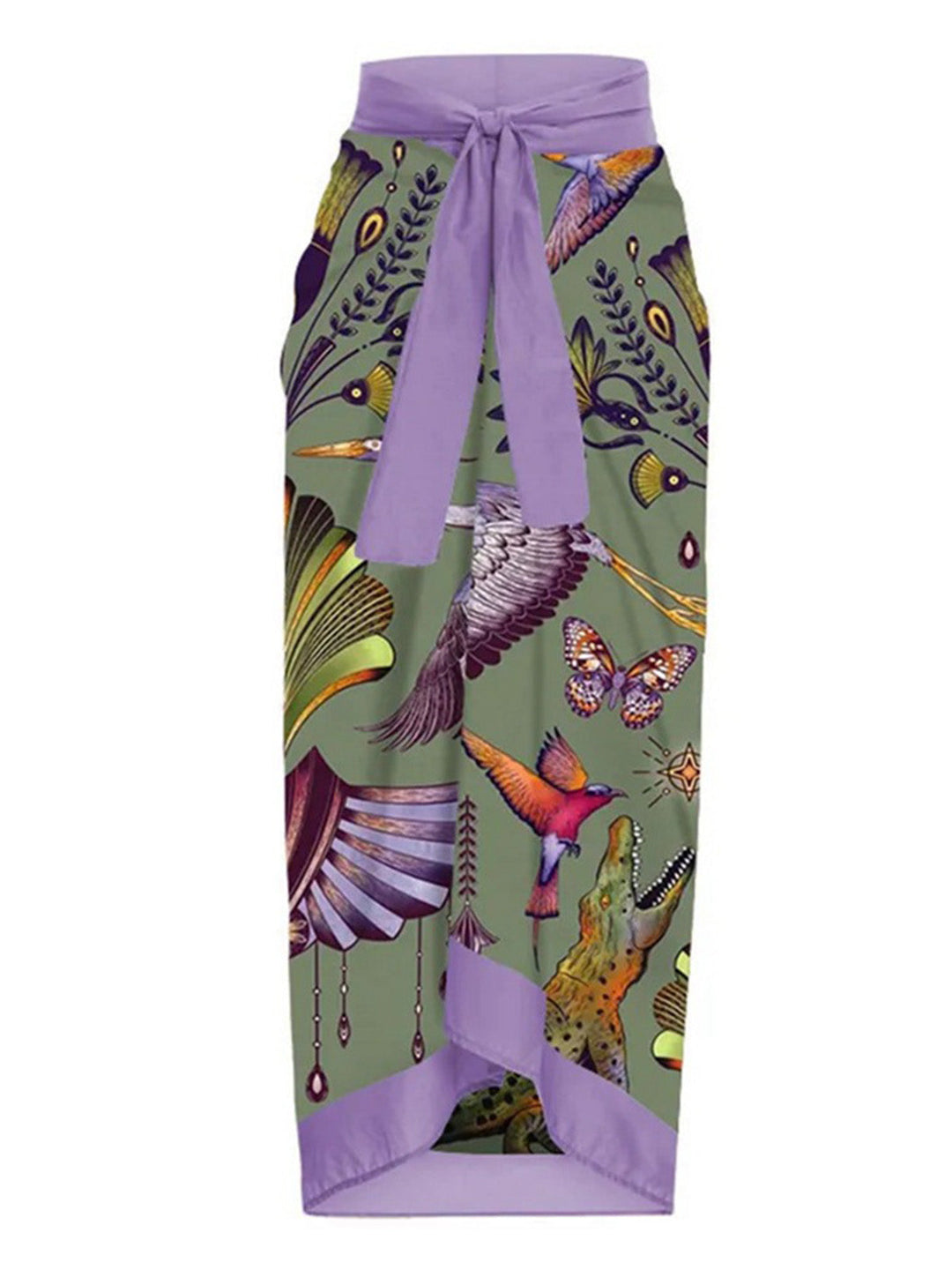 1950s Forest Animals Lace-up Swimsuit &amp; Cover-up: timeless style reimagined