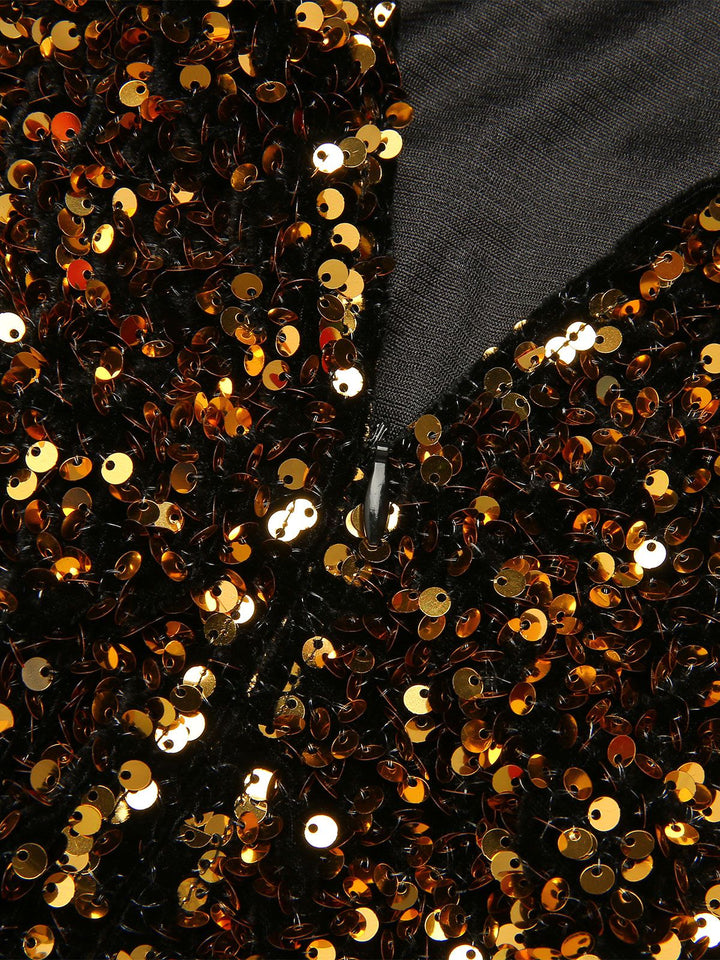 1950s Glitter Patchwork Dress: timeless style reimagined