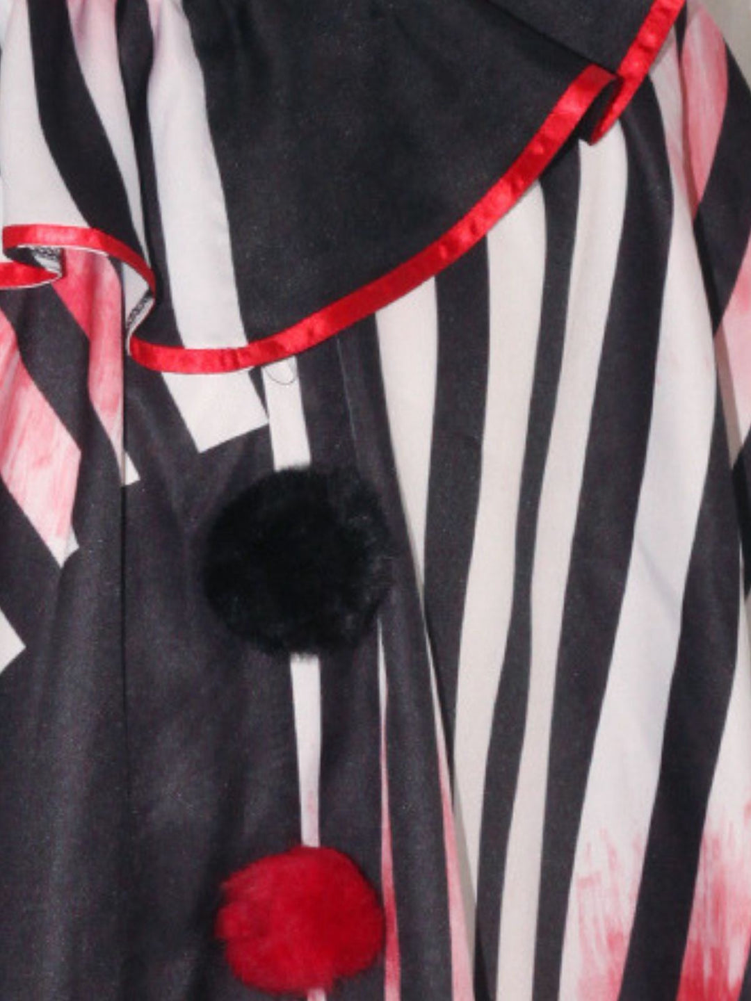 &amp; 1950s Halloween Horror Clown Cosplay Cloak - vintage fashion, retro style