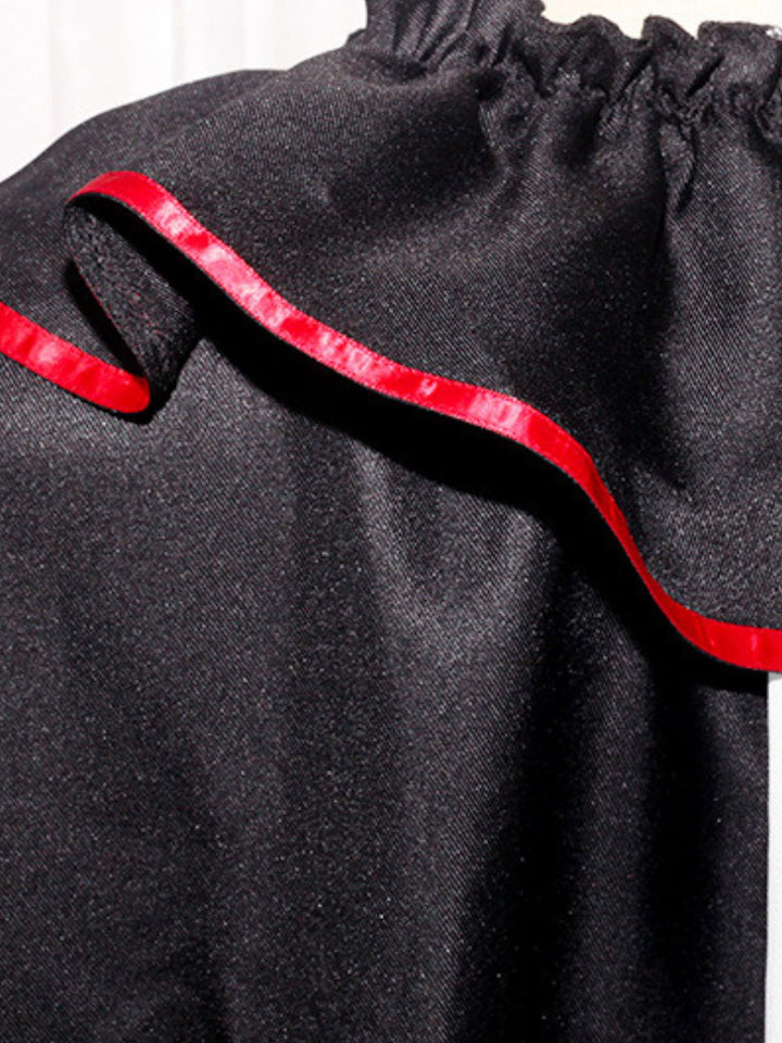 &amp; 1950s Halloween Horror Clown Cosplay Cloak - vintage fashion, retro style
