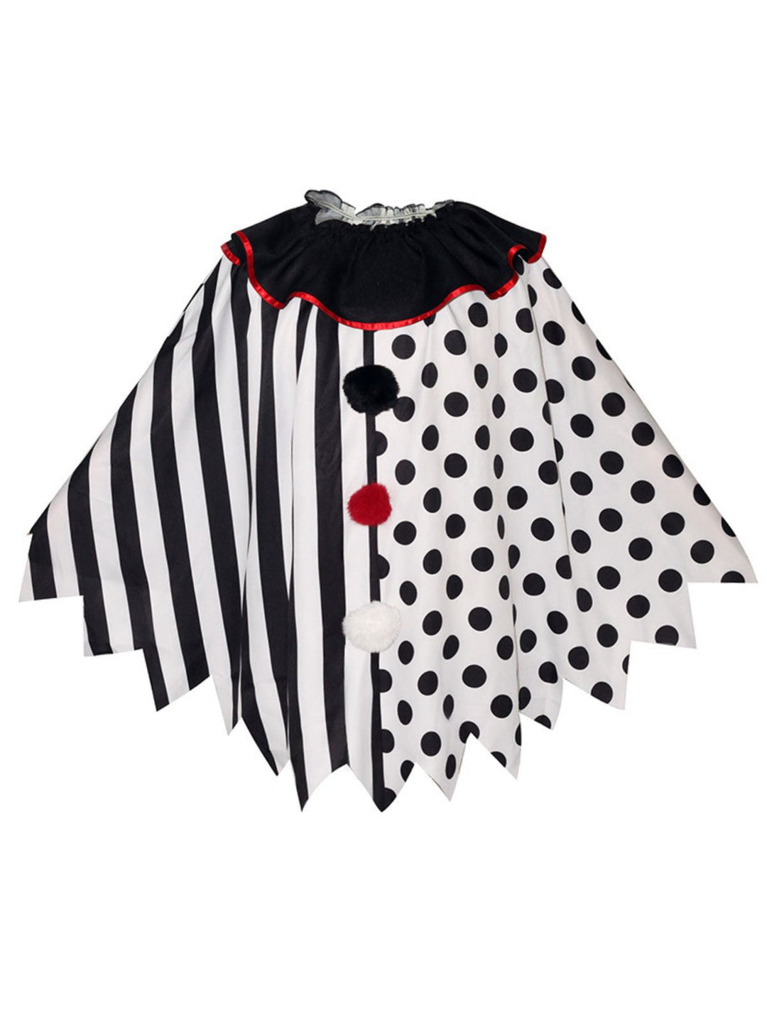&amp; 1950s Halloween Horror Clown Cosplay Cloak - vintage fashion, retro style