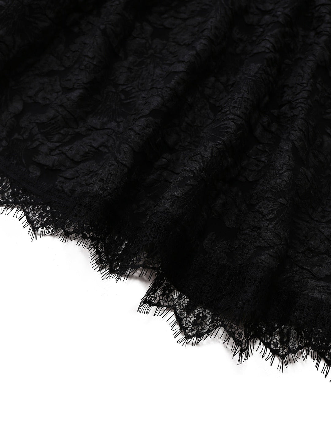 1950s Halloween Spider Web &amp; Cross Textured Dress - vintage dress, retro fashion, rockabilly