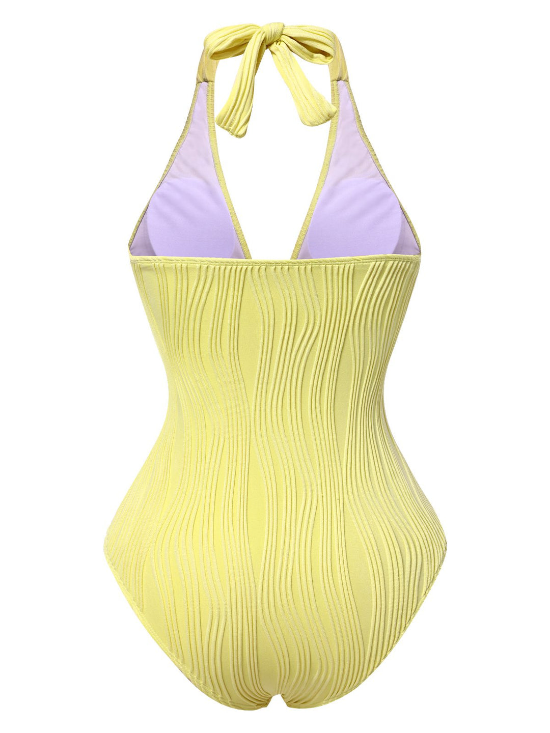 1950s Halter Hollow URing Textu | 1950s | vintage swimsuit, retro beachwear