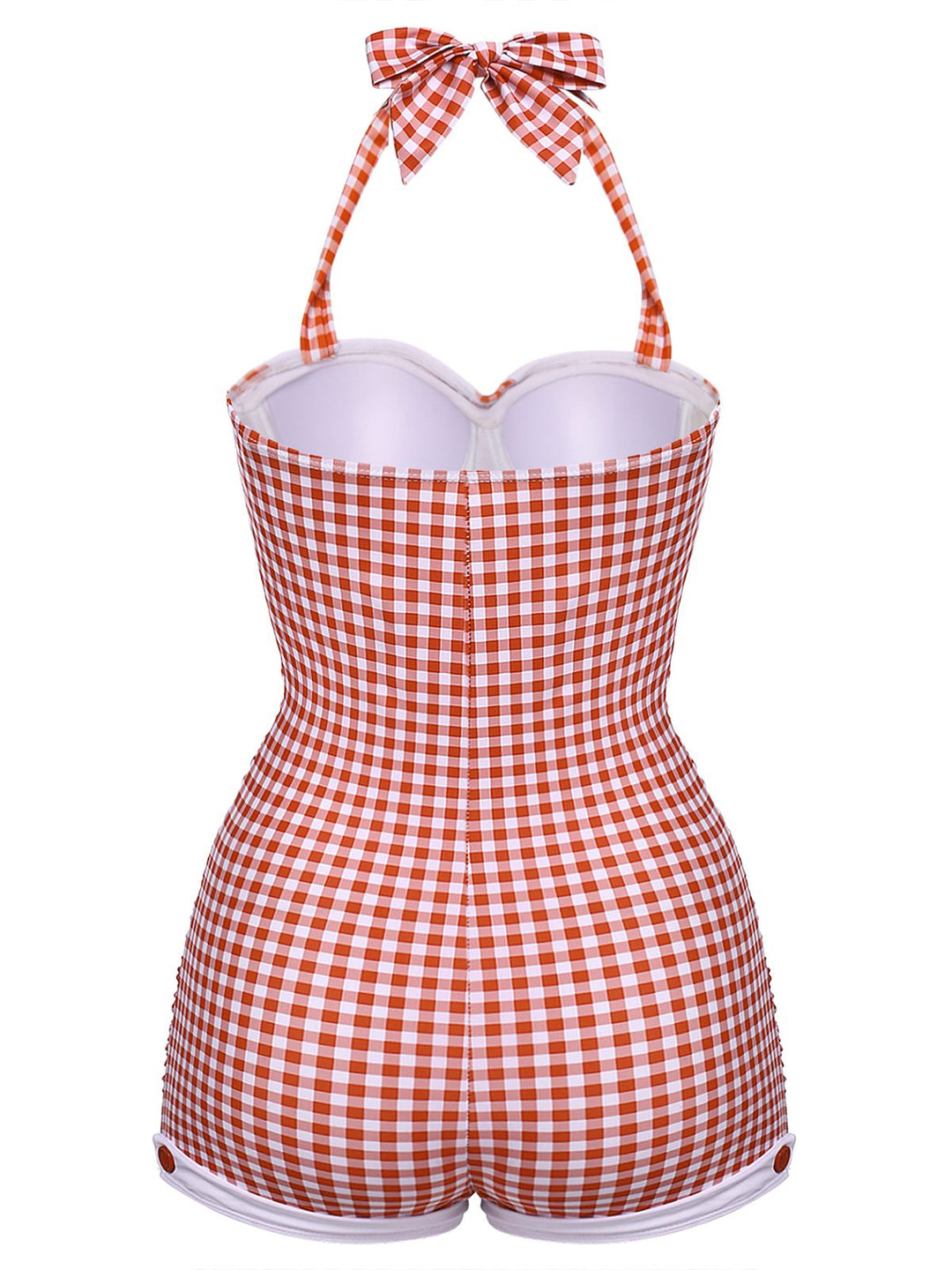 1950s Halter Striped Polka Dot Bowknot One-piece Swimsuit: beautiful vintage swimwear, retro swimsuit, pin-up style with timeless appeal