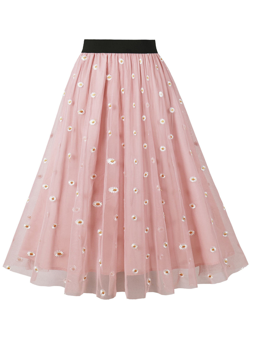 1950s High Waist Colorful Flower Skirt — because 1950s glamour deserves an encore