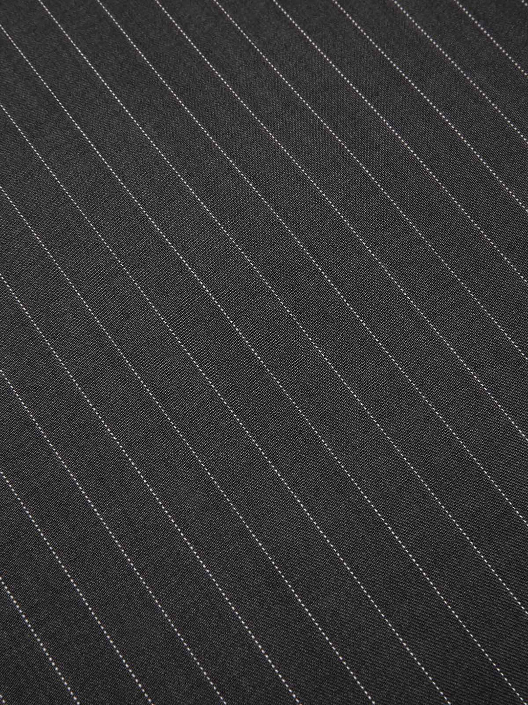 Dark Gray 1950s Striped Office Style Belted Jumpsuit - vintage jumpsuit, retro fashion
