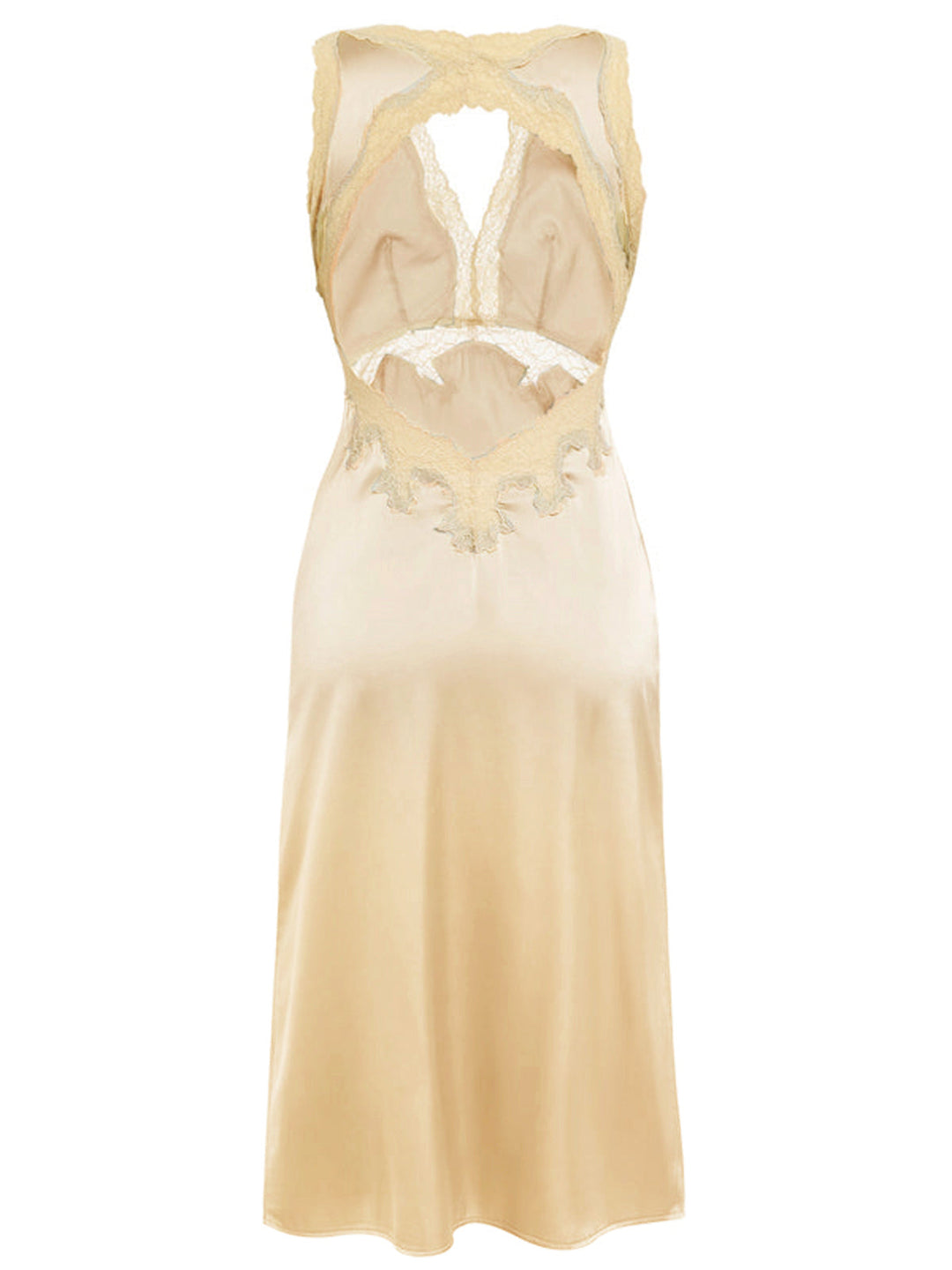 Lace Backless V-Neck Satin Sleepwear — vintage elegance for the modern woman