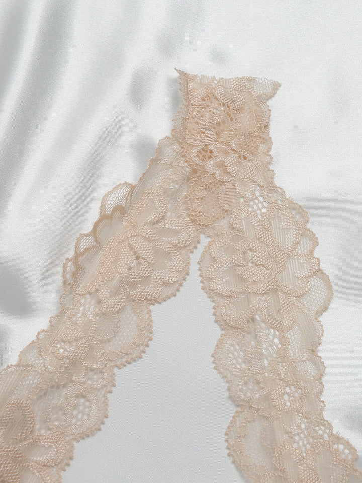 Lace Patchwork Suspender Sleepwear | | vintage nightgown, retro sleepwear
