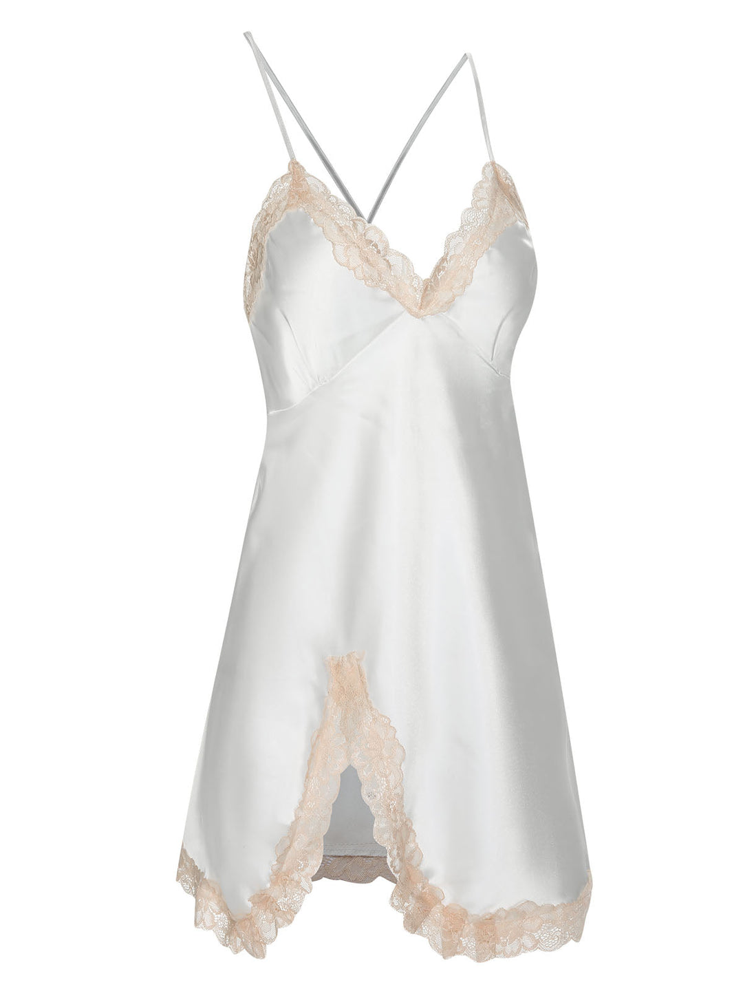 Lace Patchwork Suspender Sleepwear | | vintage nightgown, retro sleepwear