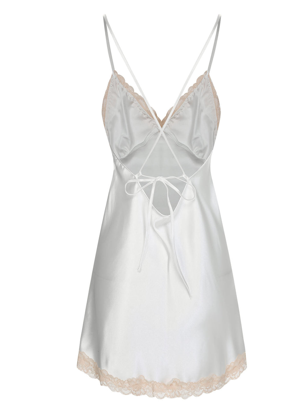 Lace Patchwork Suspender Sleepwear | | vintage nightgown, retro sleepwear
