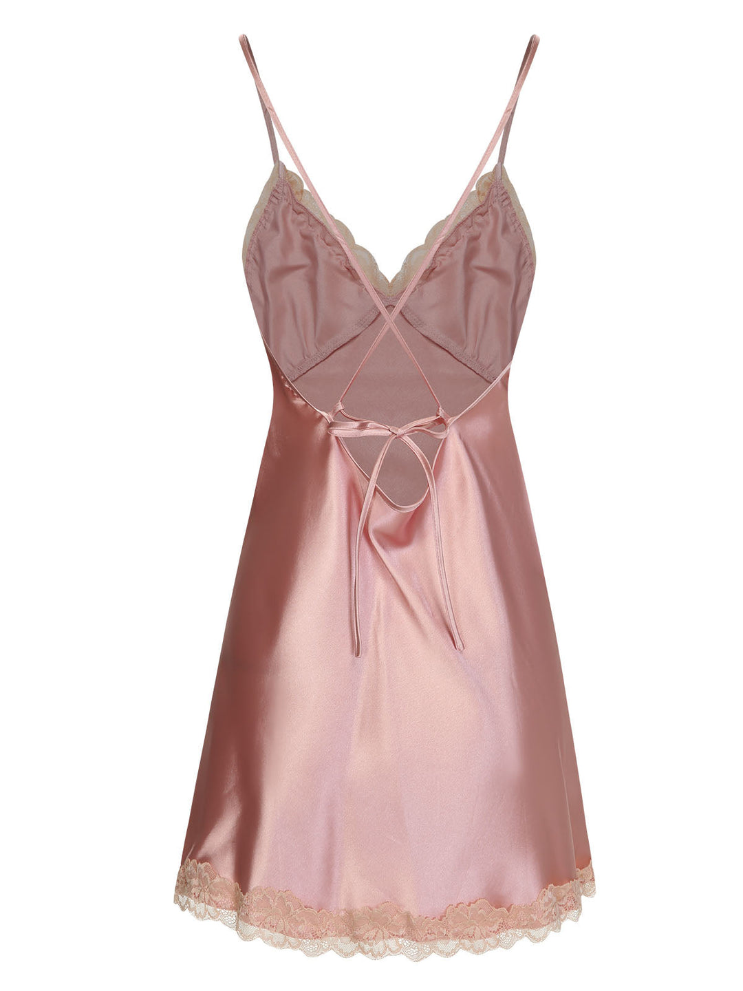 Lace Patchwork Suspender Sleepwear | | vintage nightgown, retro sleepwear