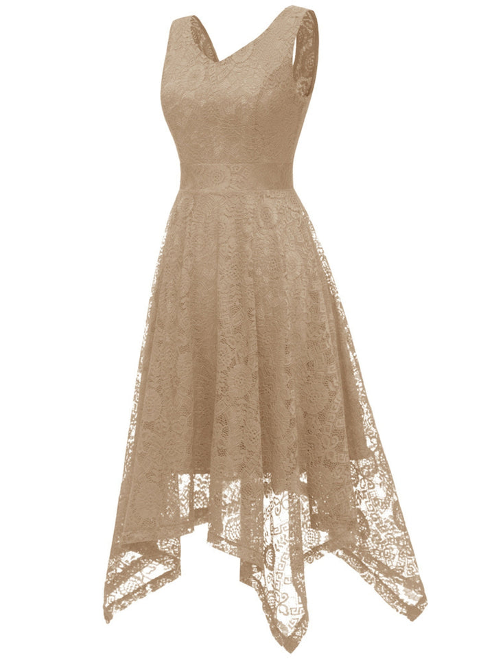 1950s Lace Pointed Hem Swing Dress — vintage elegance for the modern woman