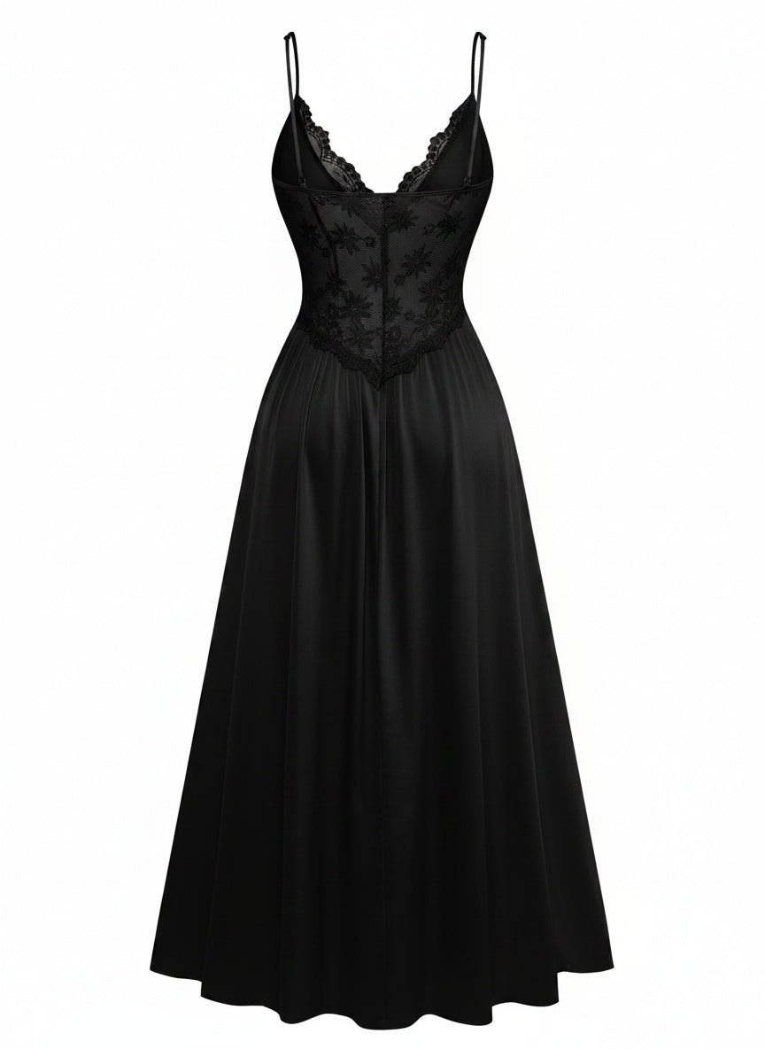 W Vintage Retro Classic Nightgown