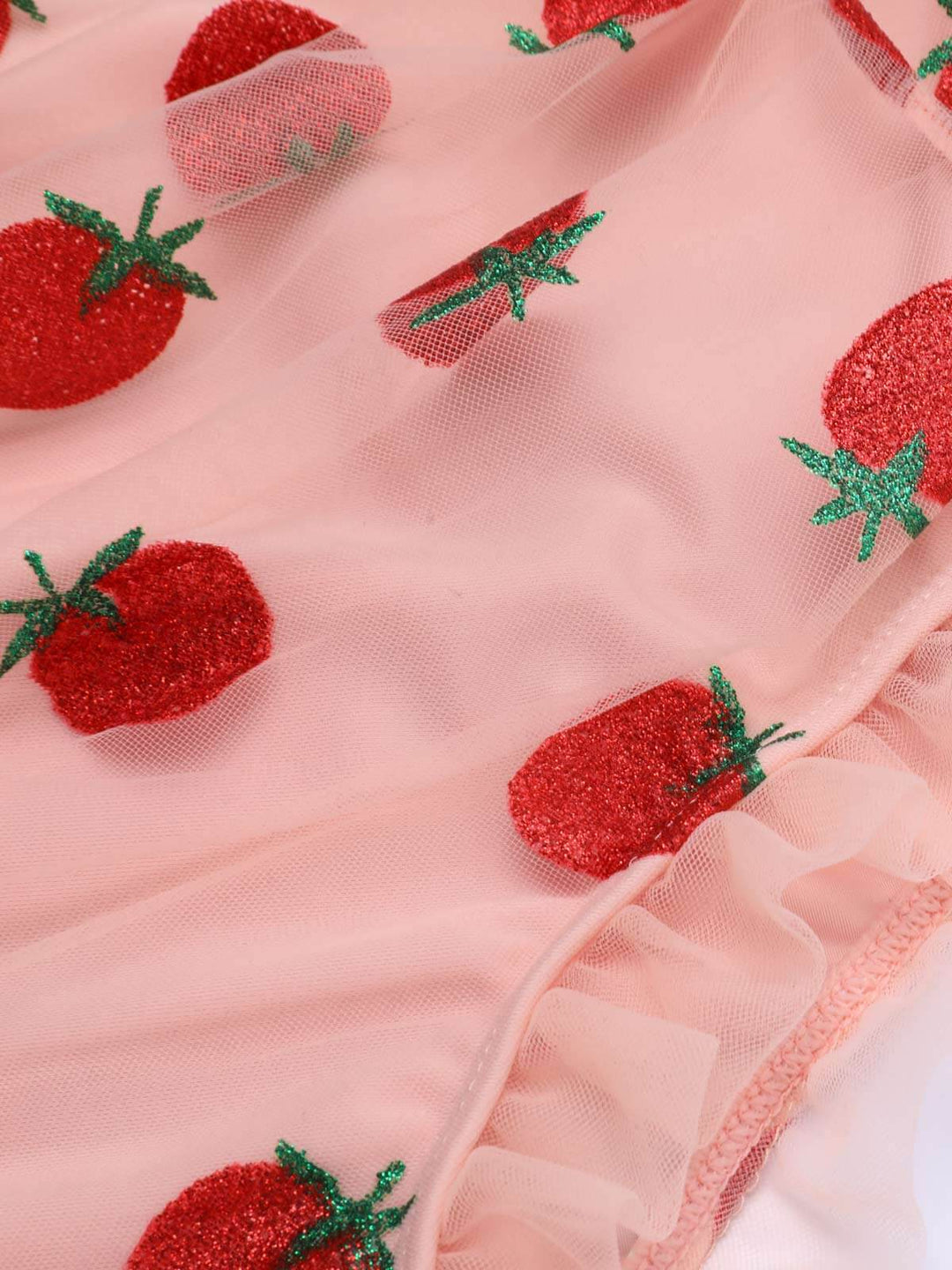 Lace Strawberry Cami Tankini Set - vintage fashion, retro style