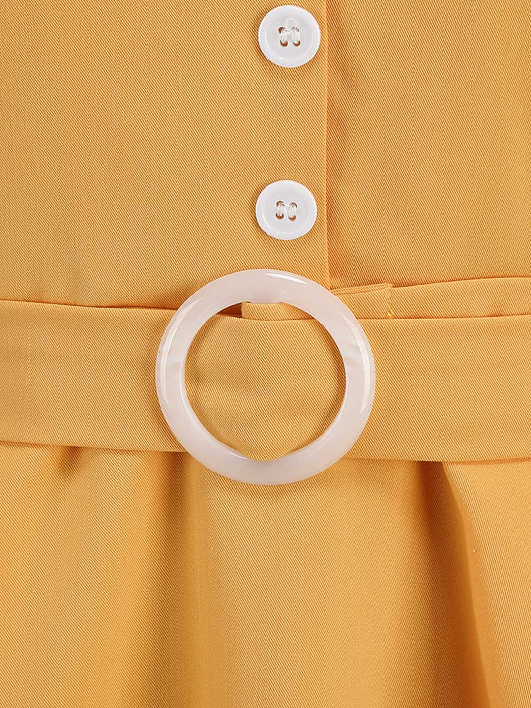 1950s Lapel Belted Solid Dress — the kind of 1950s dress that makes strangers smile