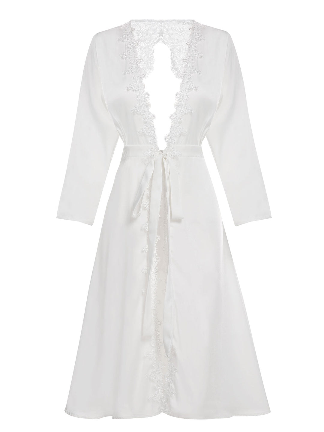 1950s Long Ice Silk Backless Nightgown: timeless style reimagined