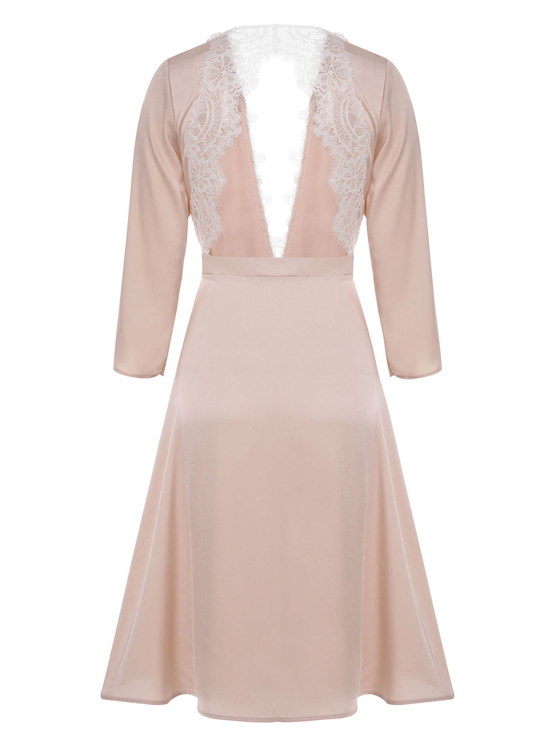 1950s Long Ice Silk Backless Nightgown — vintage elegance for the modern woman