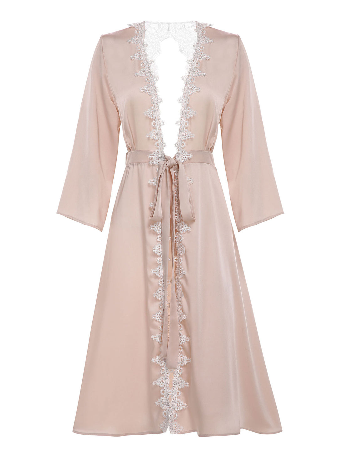 1950s Long Ice Silk Backless Nightgown: timeless style reimagined