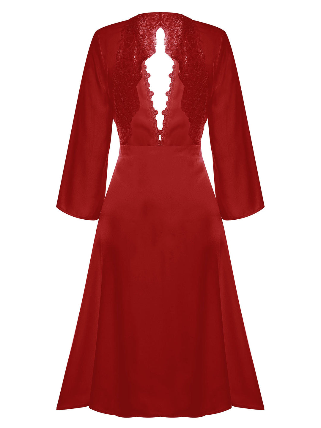 1950s Long Ice Silk Backless Nightgown — vintage elegance for the modern woman
