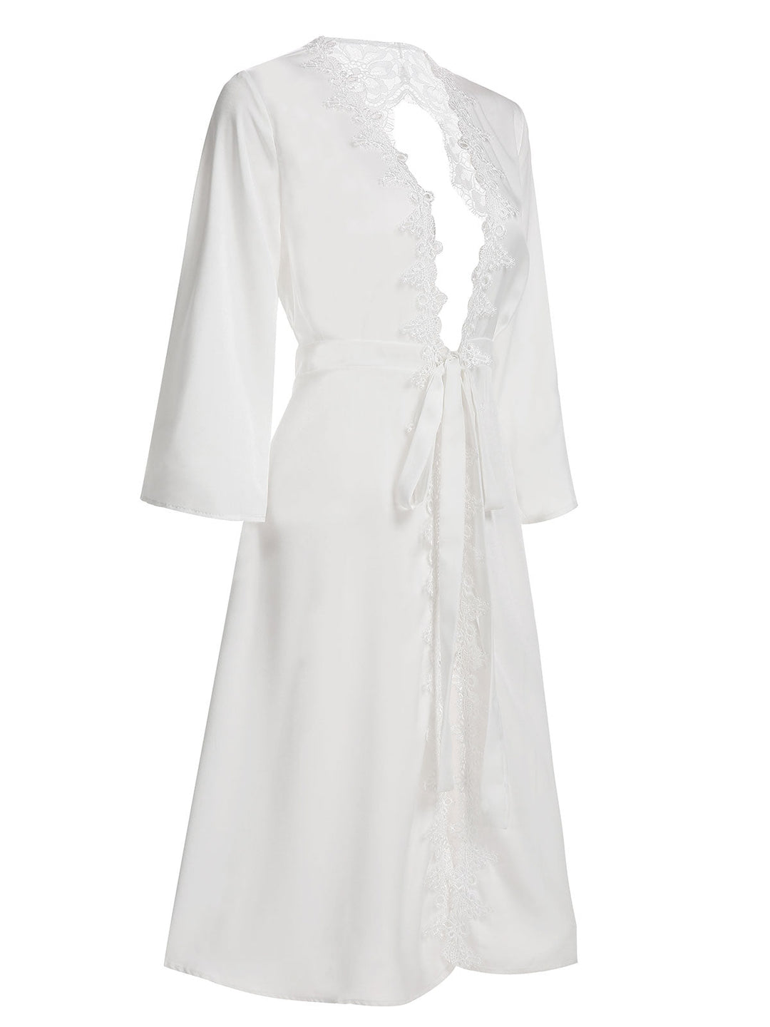 1950s Long Ice Silk Backless Nightgown: timeless style reimagined