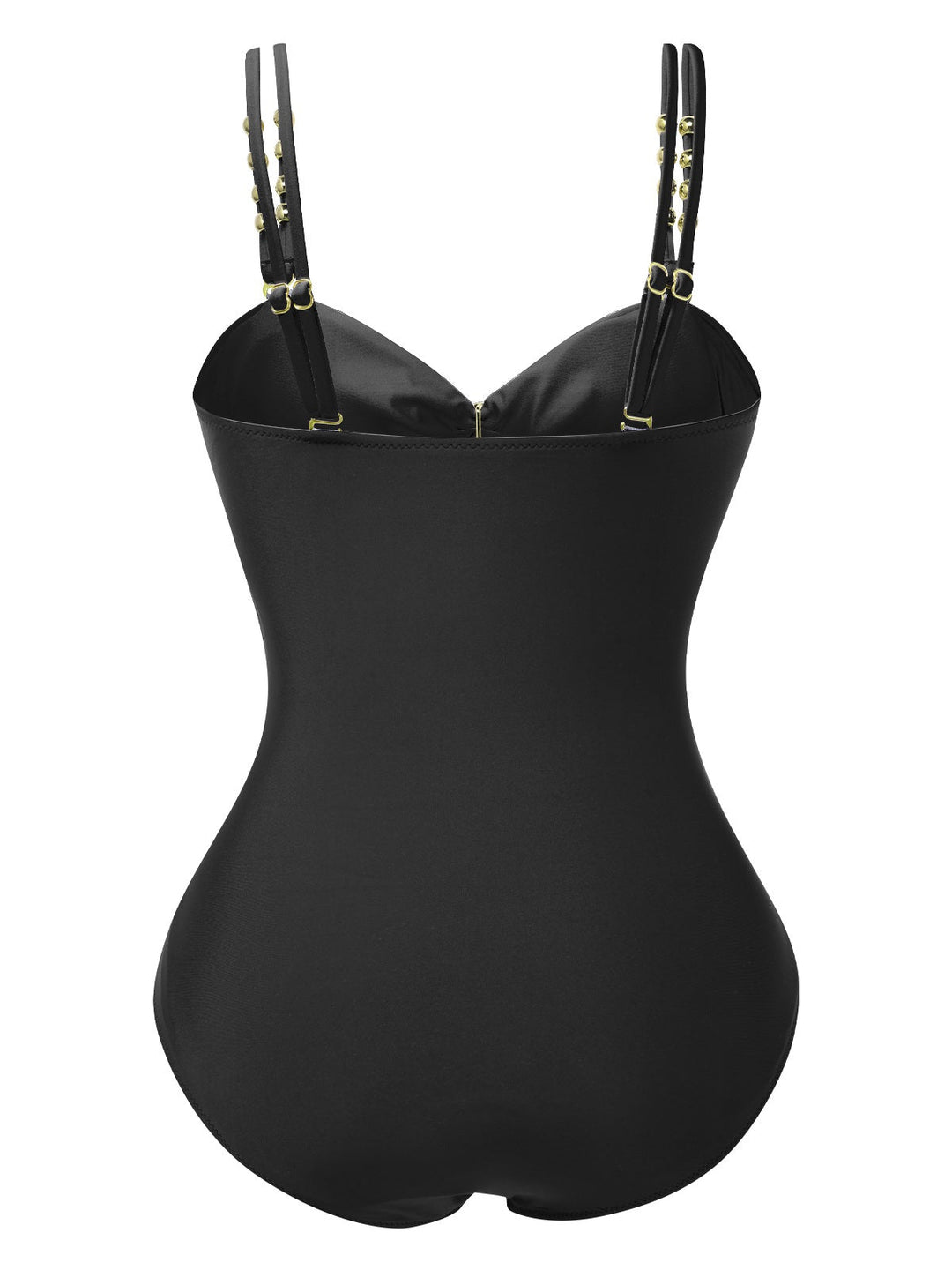 1950s Metal Button Hollow OnePiece | 1950s | vintage swimsuit, retro beachwear