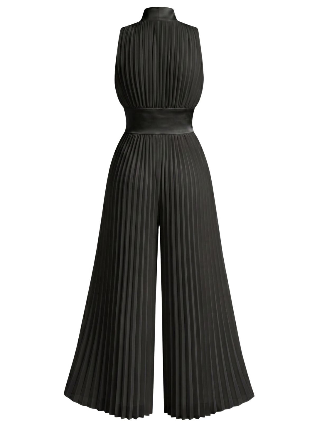 White 1950s Halter Vintage Classic Jumpsuit 2