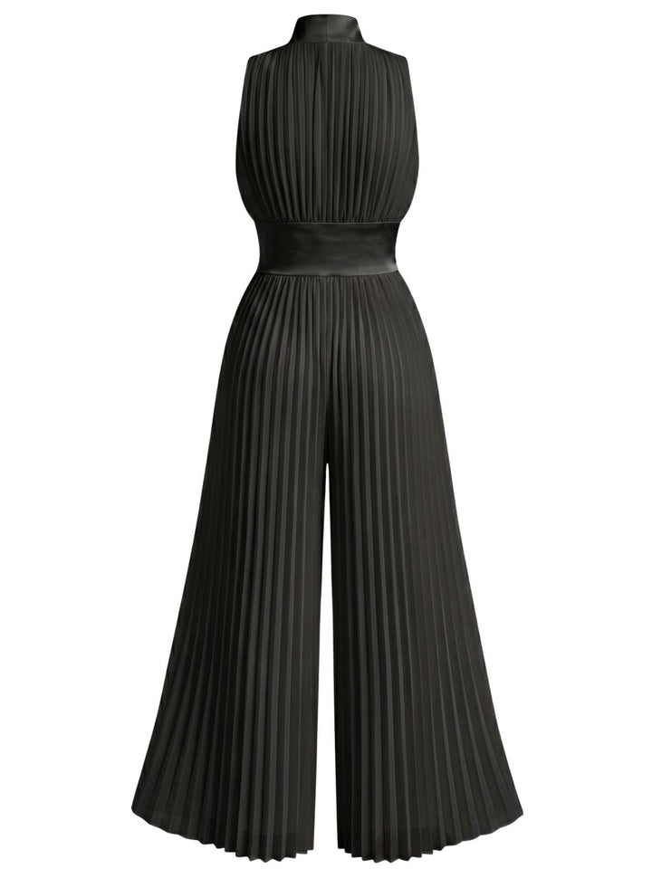White 1950s Halter Vintage Classic Jumpsuit 2
