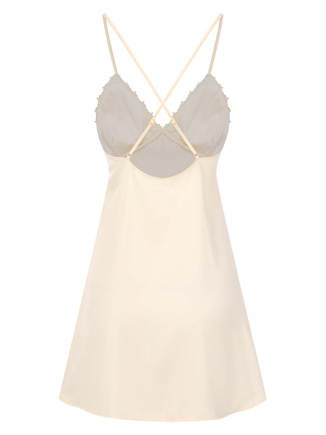 2PCS Apricot Floral Straps Slit Nightgown &amp; Robe - vintage nightgown, retro sleepwear