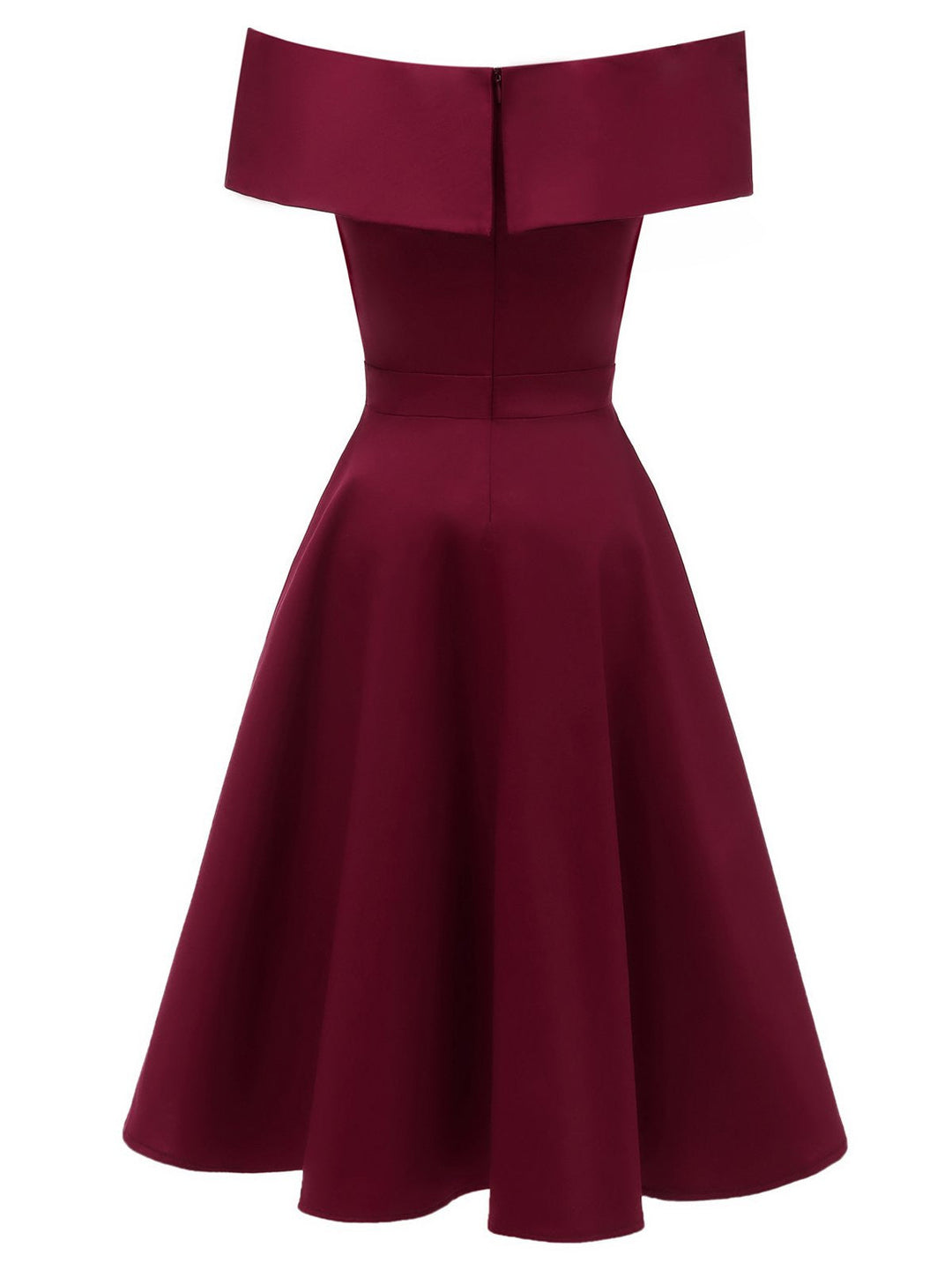 1950s Off Shoulder Swing Dress — vintage elegance for the modern woman