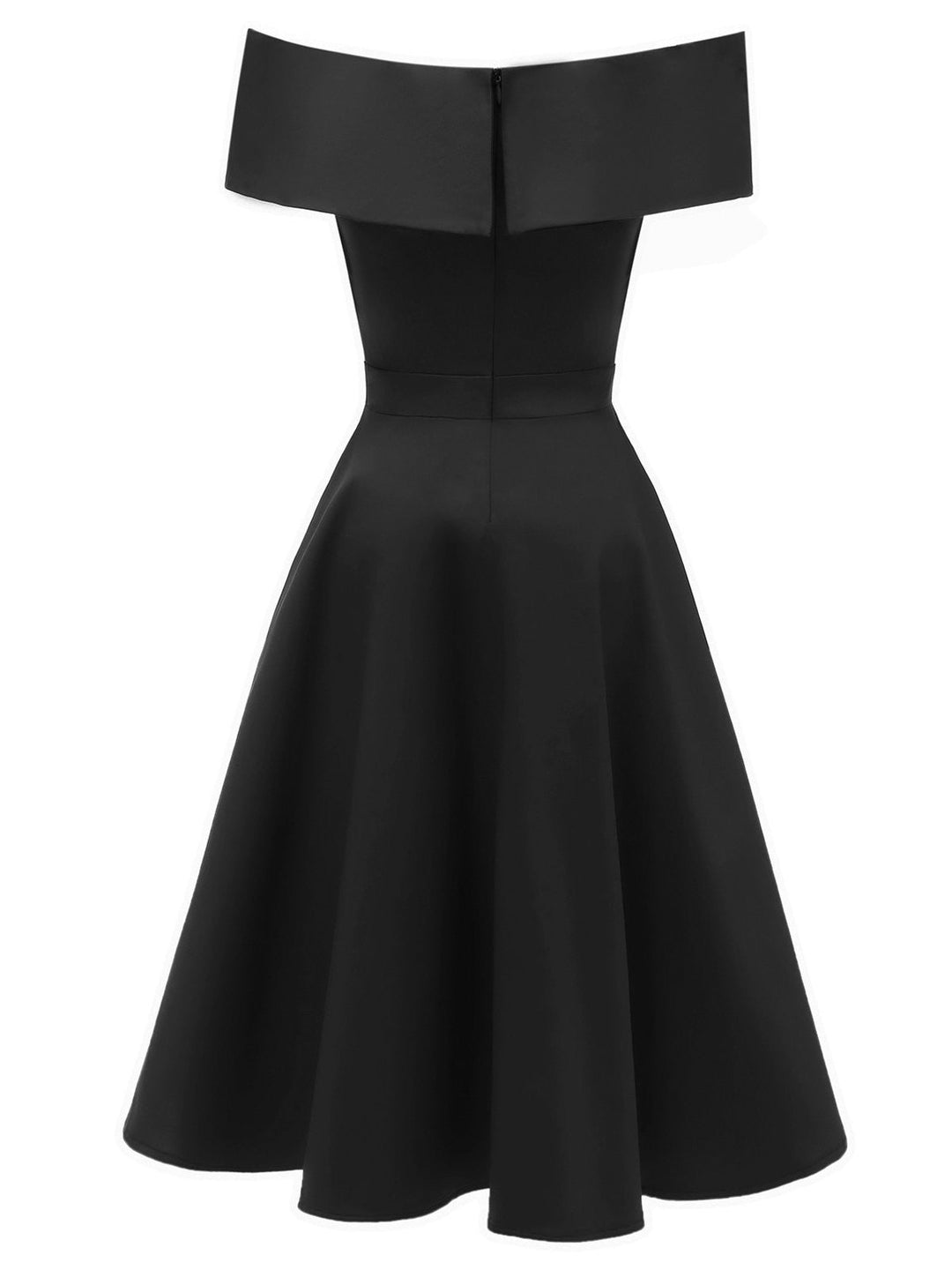 1950s Off Shoulder Swing Dress — vintage elegance for the modern woman