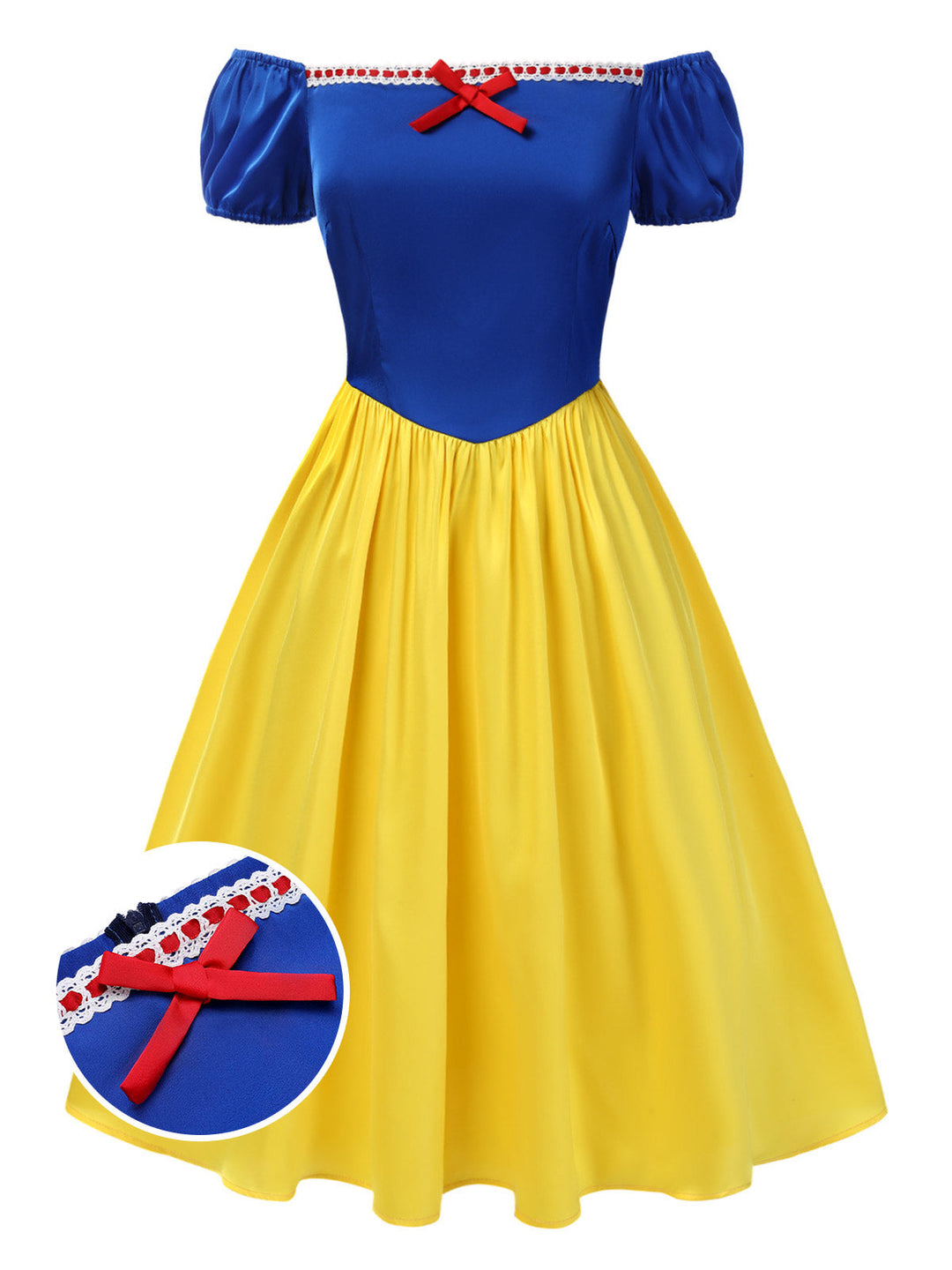 1950s OffShoulder Puff Sleeve Princess | 1950s | vintage dress, retro fashion